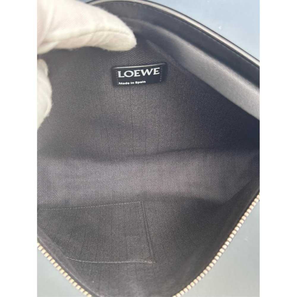 Loewe T Pouch leather clutch bag - image 2