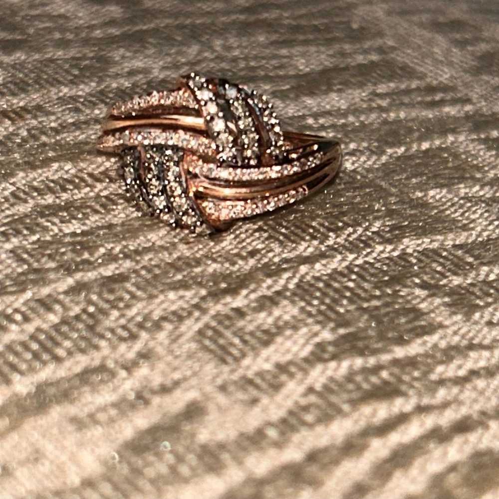 Rose Gold Diamond Ring - image 2