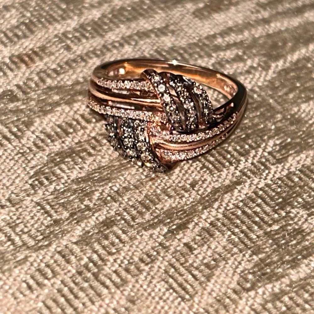 Rose Gold Diamond Ring - image 4