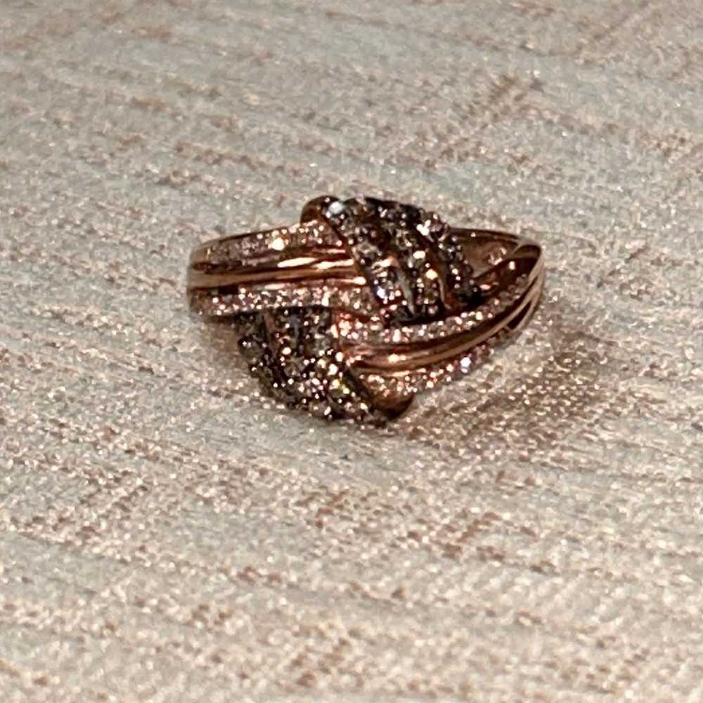 Rose Gold Diamond Ring - image 8