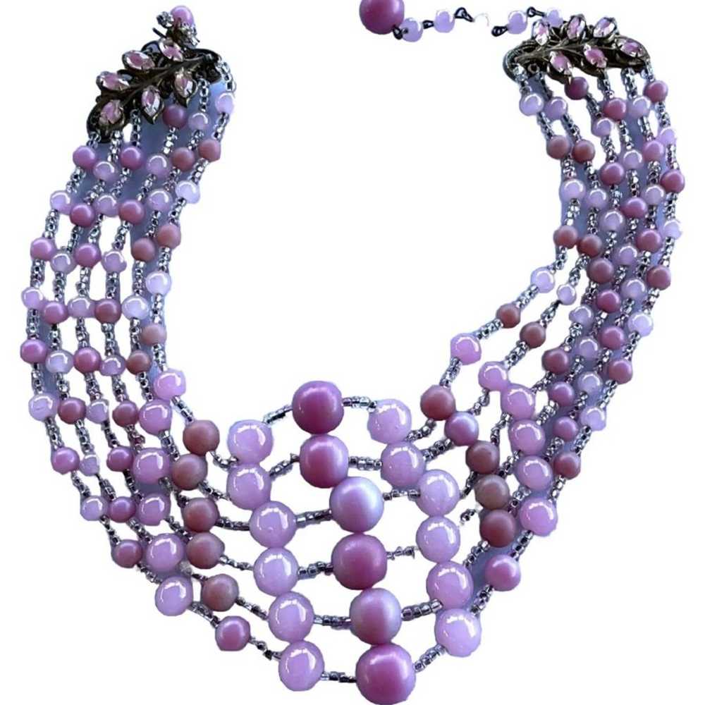 This vintage necklace from Miriam Haskell a beaut… - image 8