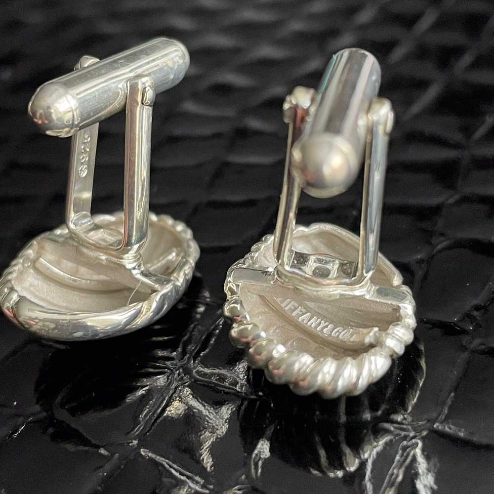 Tiffany &Co Sea Shell Sterling Cufflinks - image 6