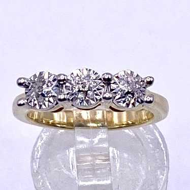 real diamond rings fancy solid gold