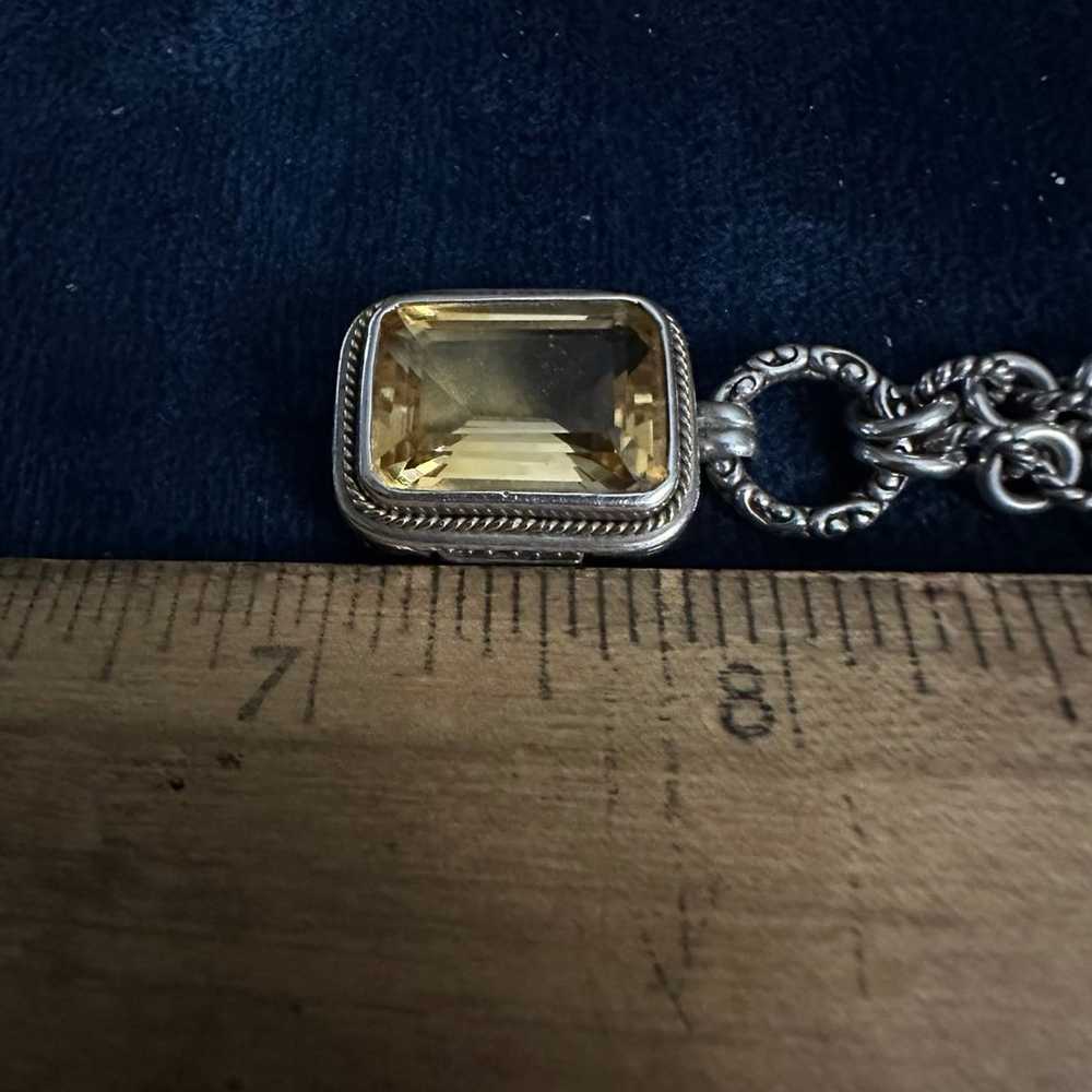 Vintage Effy citrine necklace - image 7