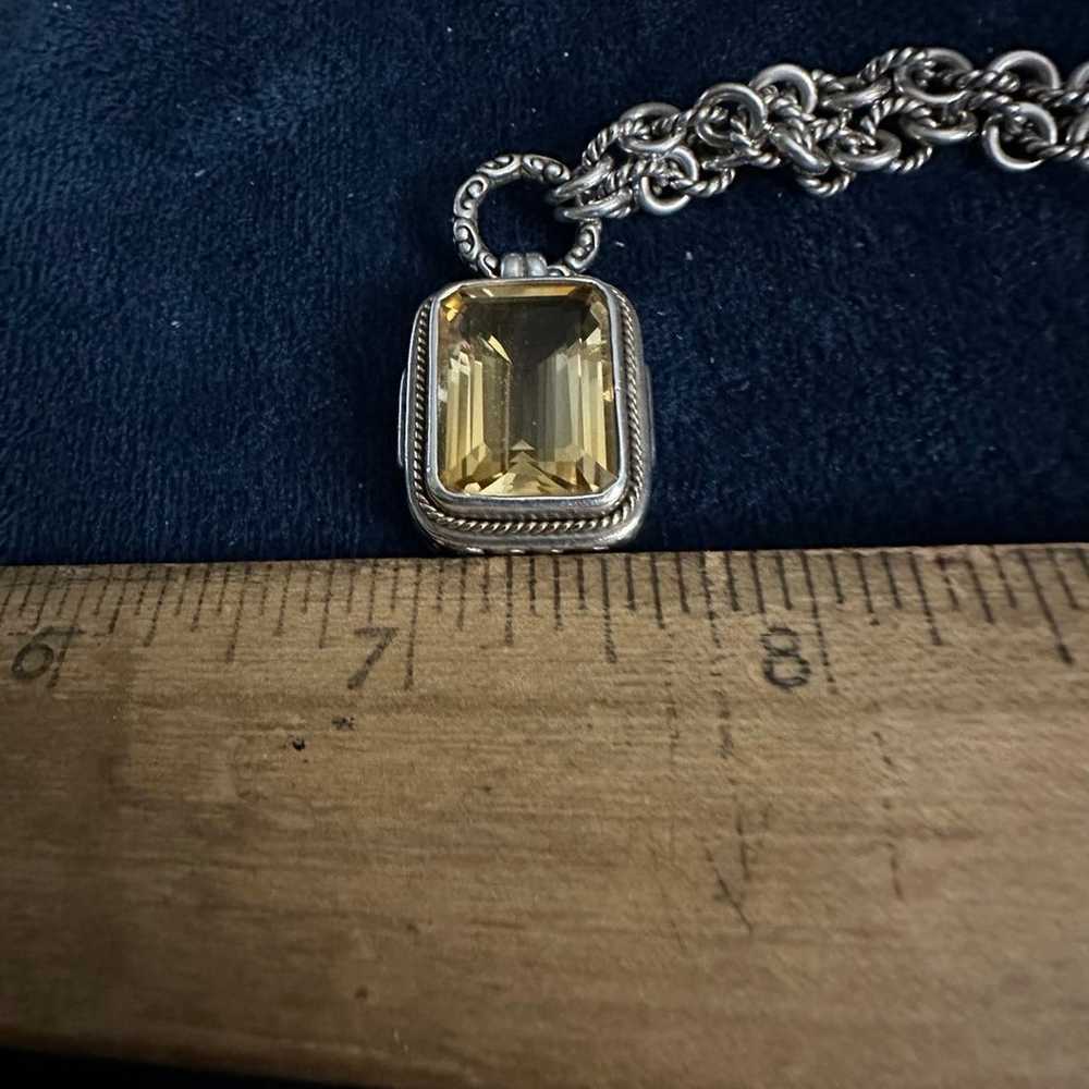 Vintage Effy citrine necklace - image 8