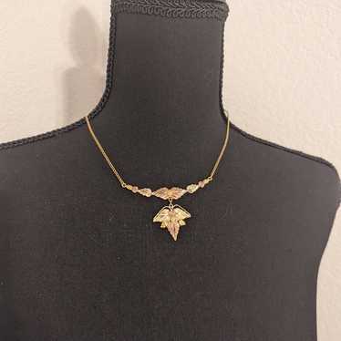 Landstrom's Black Hills Gold Necklace. 12K Black … - image 1