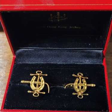 Vintage! 18k solid gold cufflinks