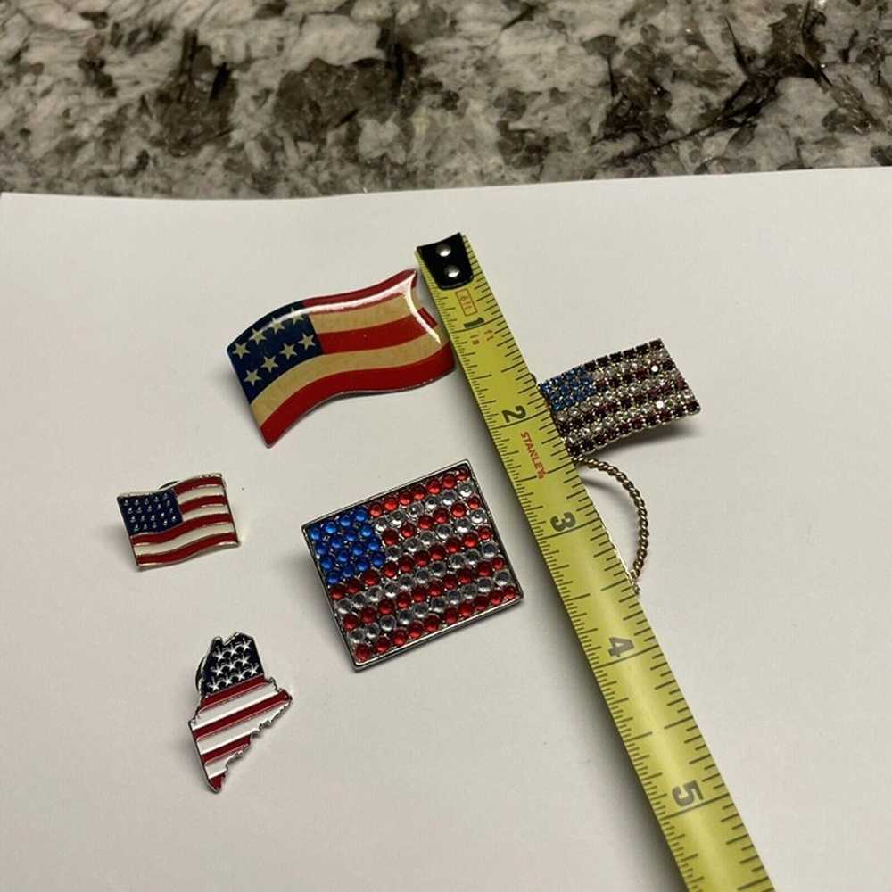 Lot Of 5 Vintage - Modern Brooch Pins Patriotic A… - image 7