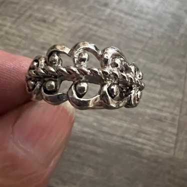 Vintage Silver Toned Avon Ring - image 1