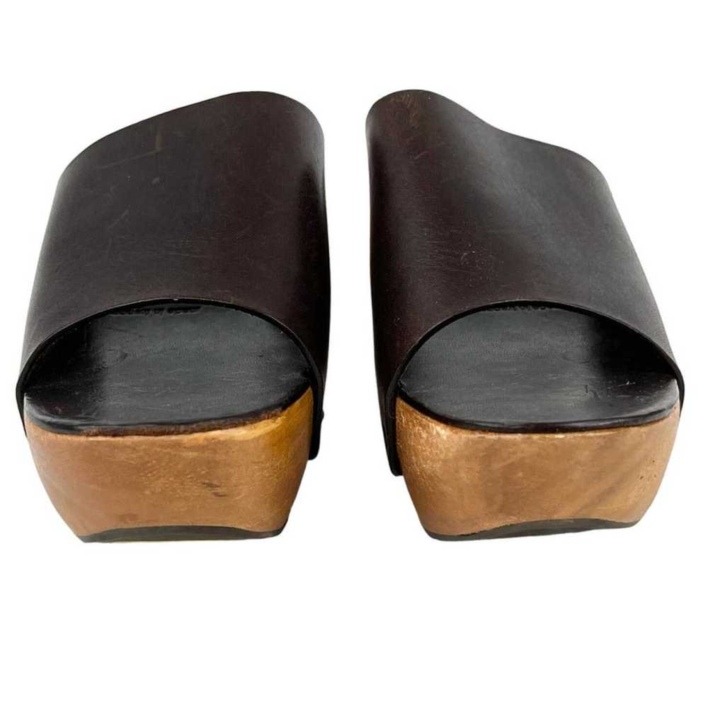 Robert Clergerie Leather sandal - image 3