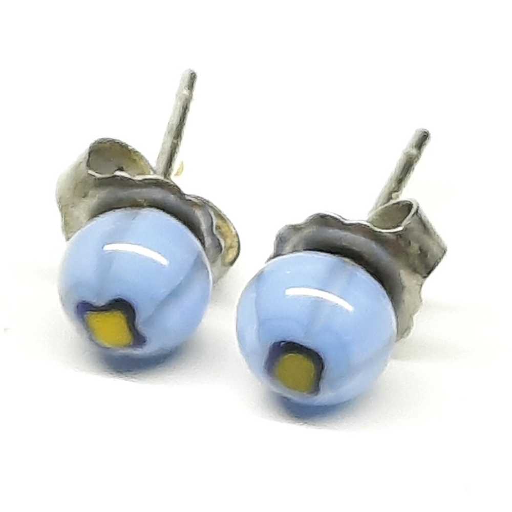 Vintage Murano glass stud earrings A12 - image 3