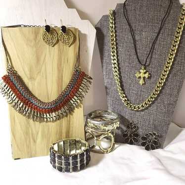 Vintage to Now Boho Jewelry 8 Piece Lot - image 1