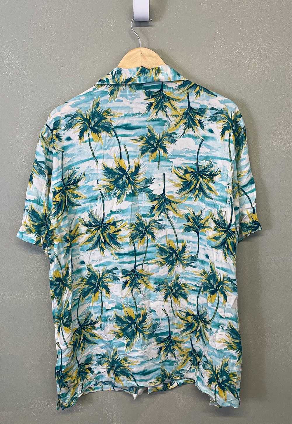 Vintage Old Navy Hawaiian Shirt Multicolour Palm … - image 5