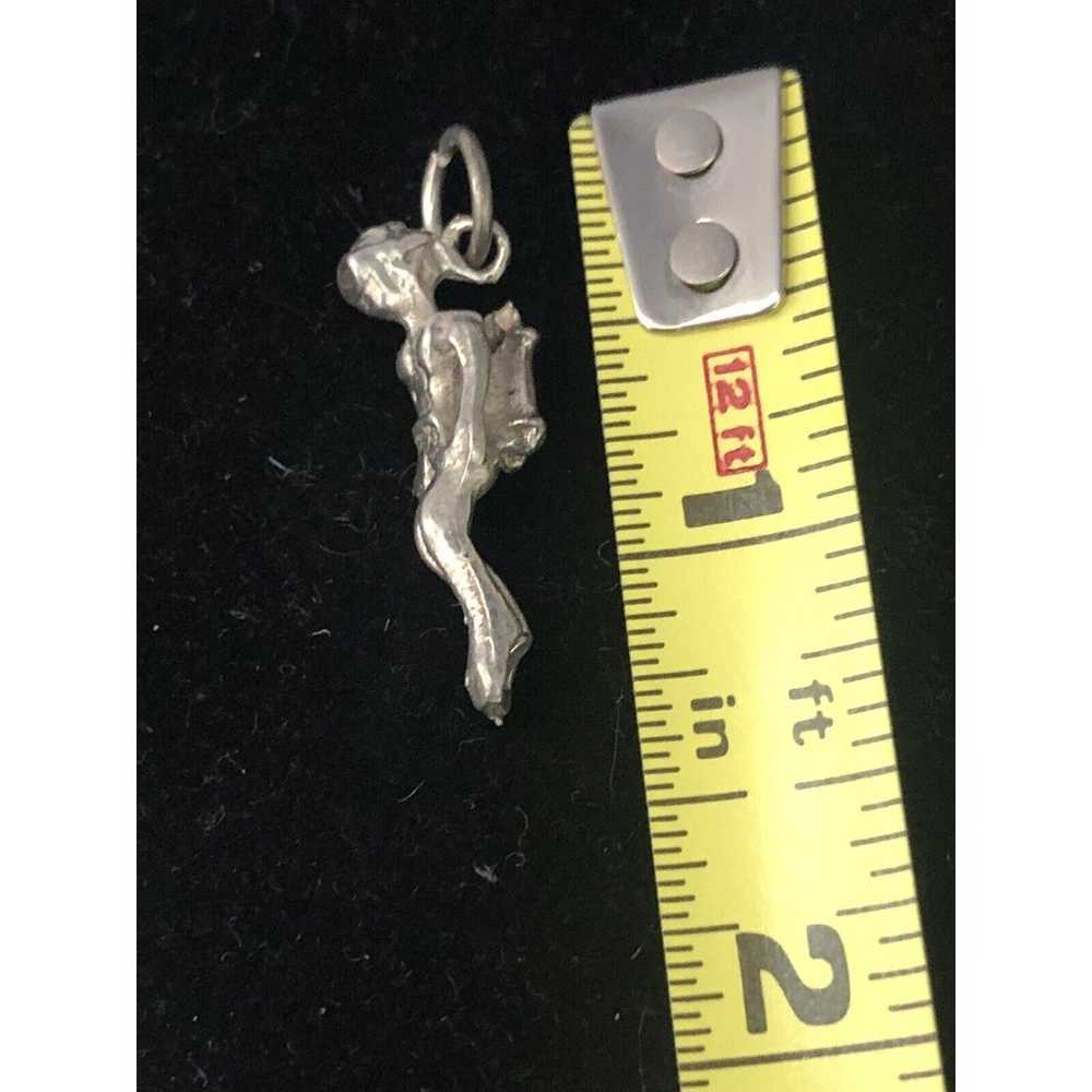 Vintage Sterling Silver 925 SCUBA DIVER Charm - image 3