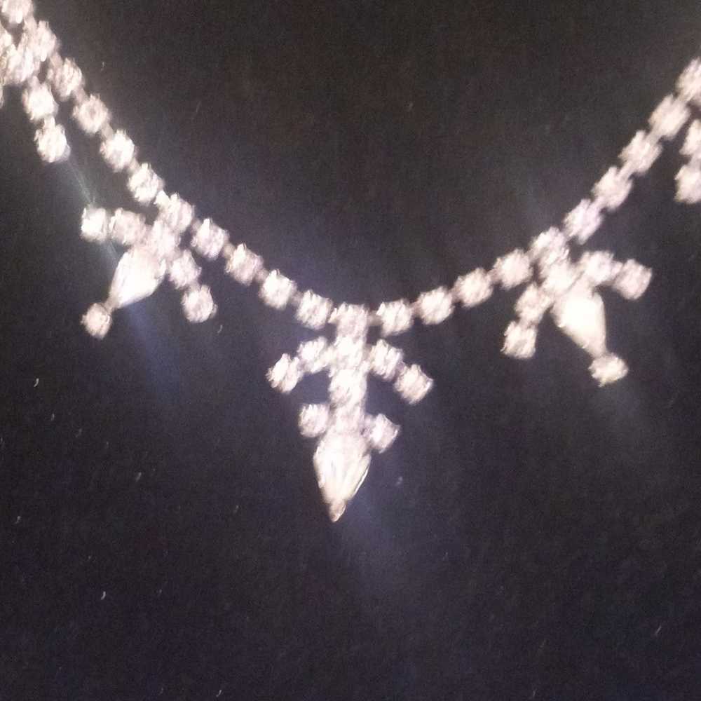 Vintage Duane Rhinestone Choker - image 2