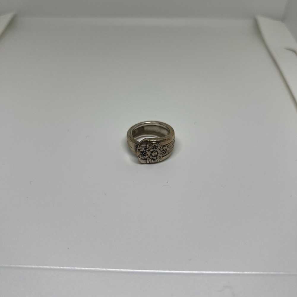 Vintage Silverware Spoon Ring Size 4.5-5 - image 1