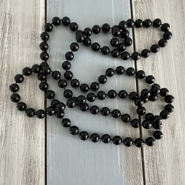 Fantastic Longer Length Vintage Beaded Necklace w 