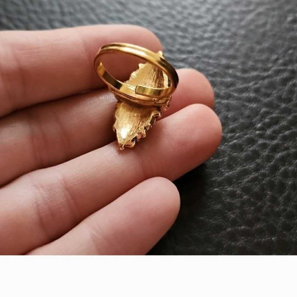 Vintage adjustable Sarah Coventry ring - image 4