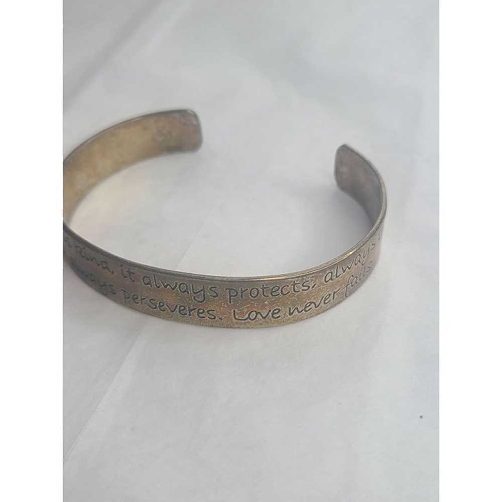 Vintage Premier Designs Brass Cuff Bracelet  1 Co… - image 3