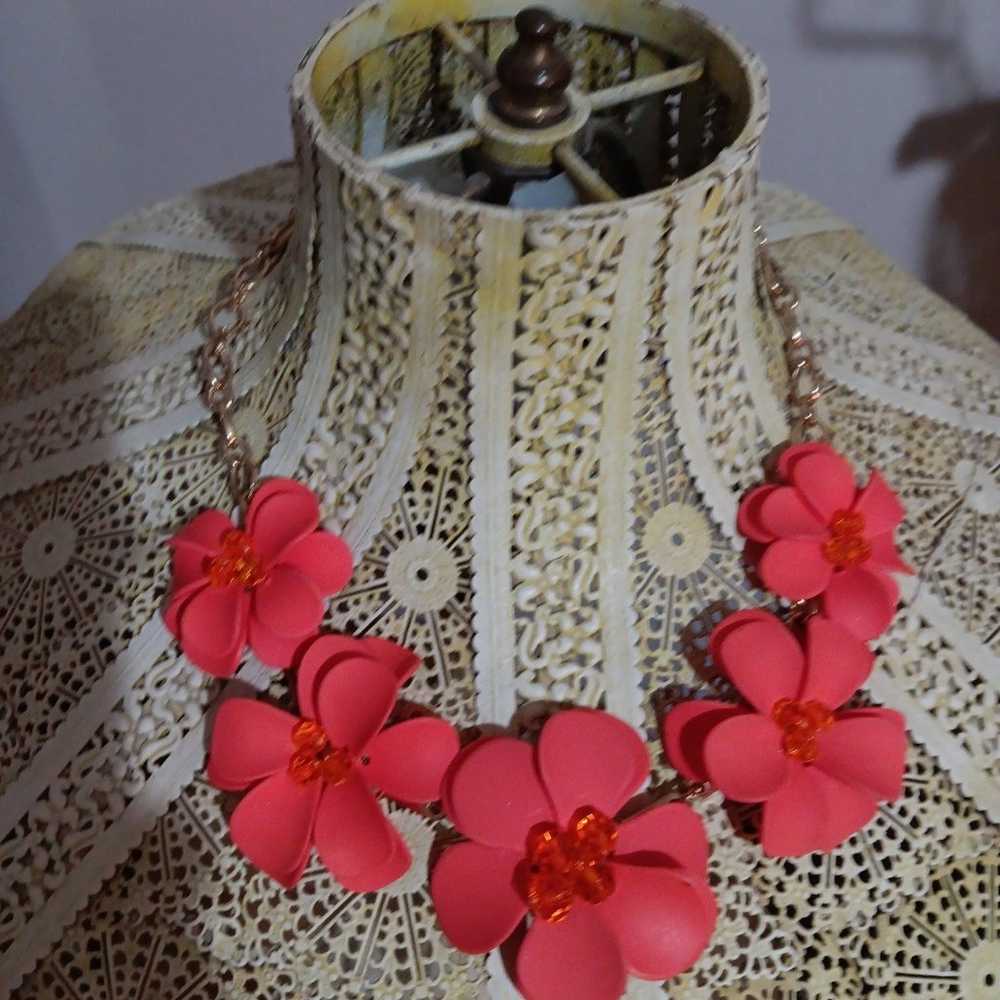 Vintage bib necklace - image 1