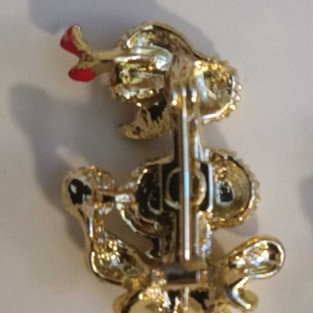 Vintage pin poodle Brooch - image 2