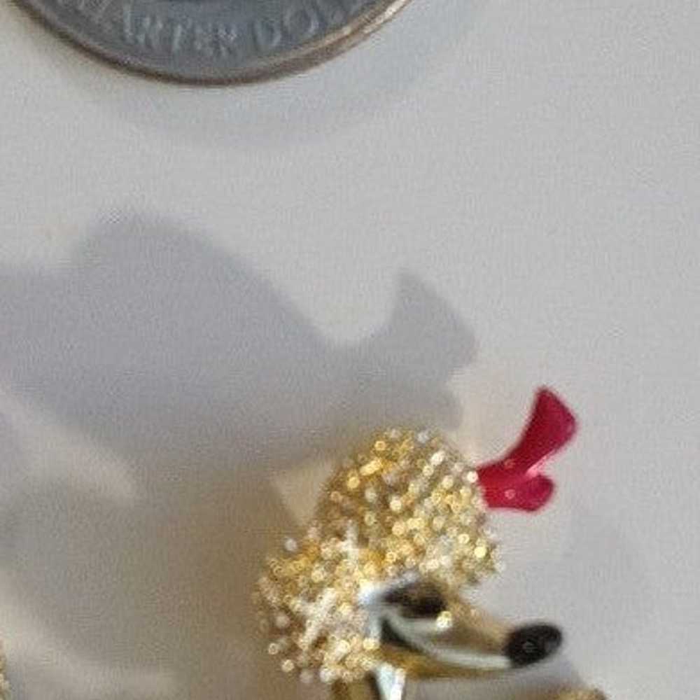 Vintage pin poodle Brooch - image 3