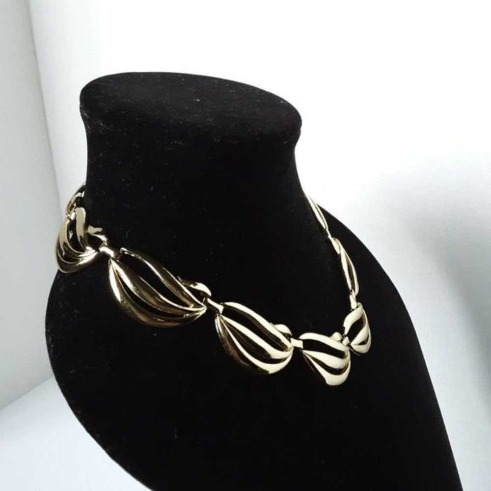 Vintage Women Choker Light Necklace - image 4