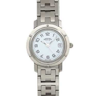 Hermes Hermes Clipper CL4 210 Ladies Watch Date Wh