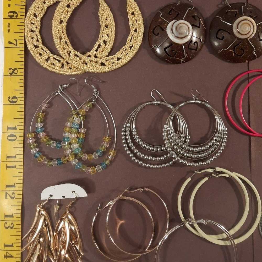 Earring Lot 18 pairs - image 2