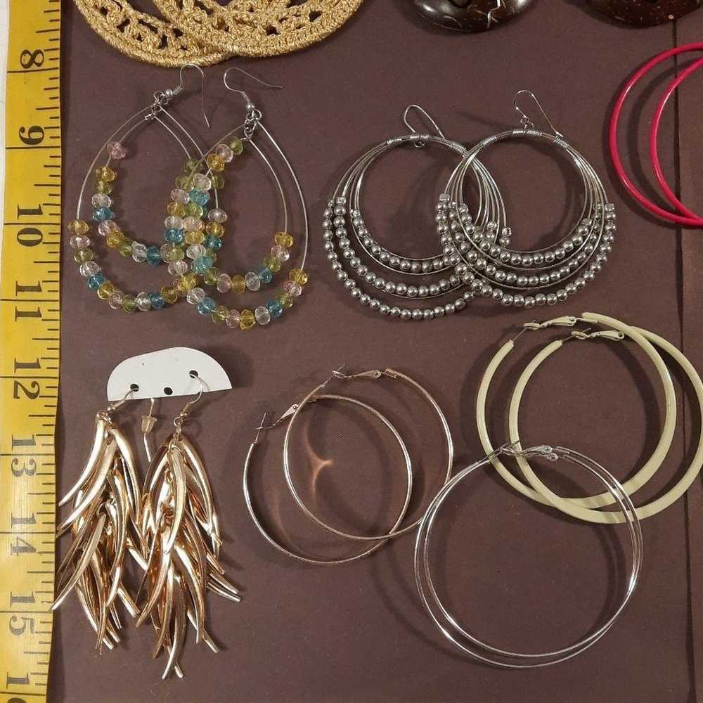 Earring Lot 18 pairs - image 3