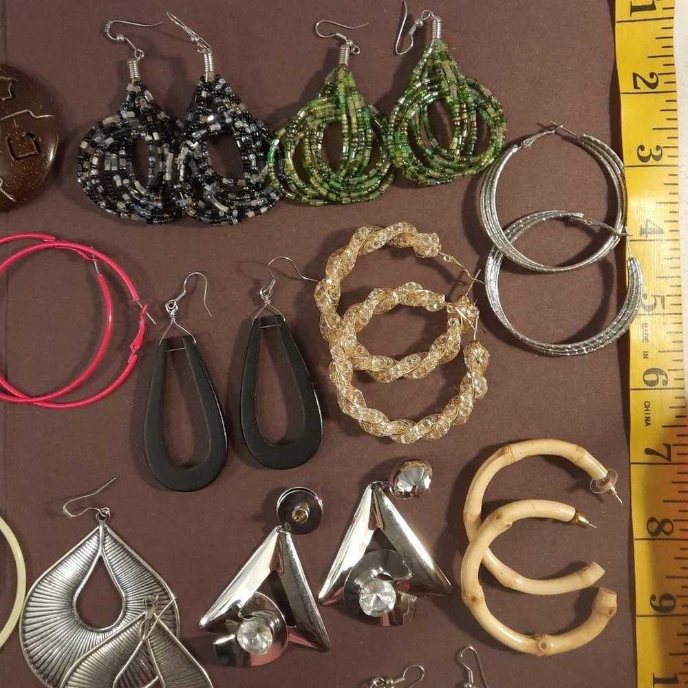 Earring Lot 18 pairs - image 4