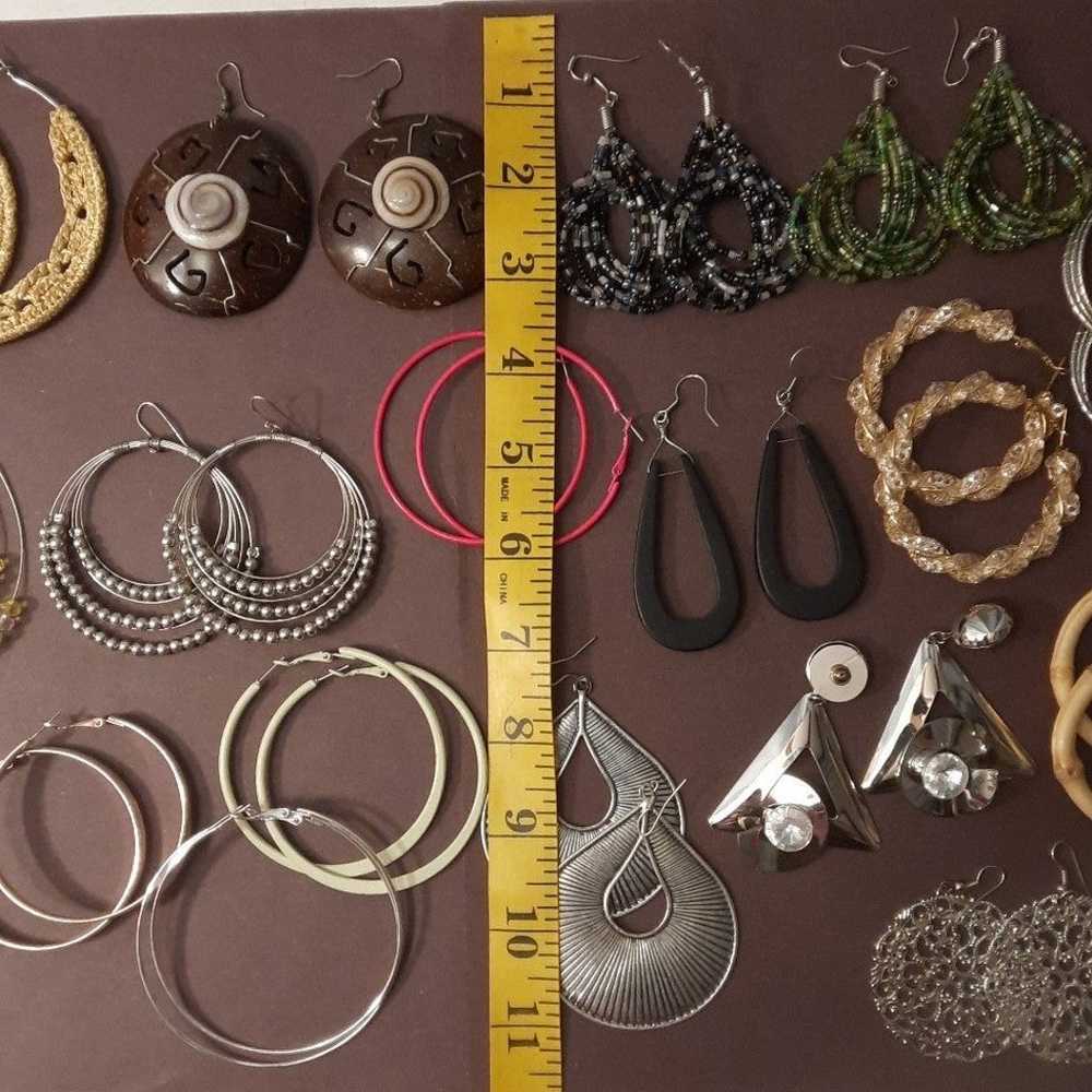 Earring Lot 18 pairs - image 6