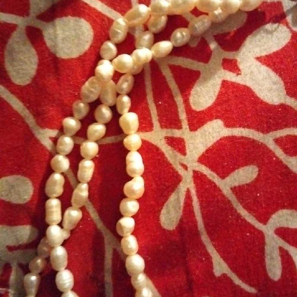 Vintage fresh water pearls - image 2