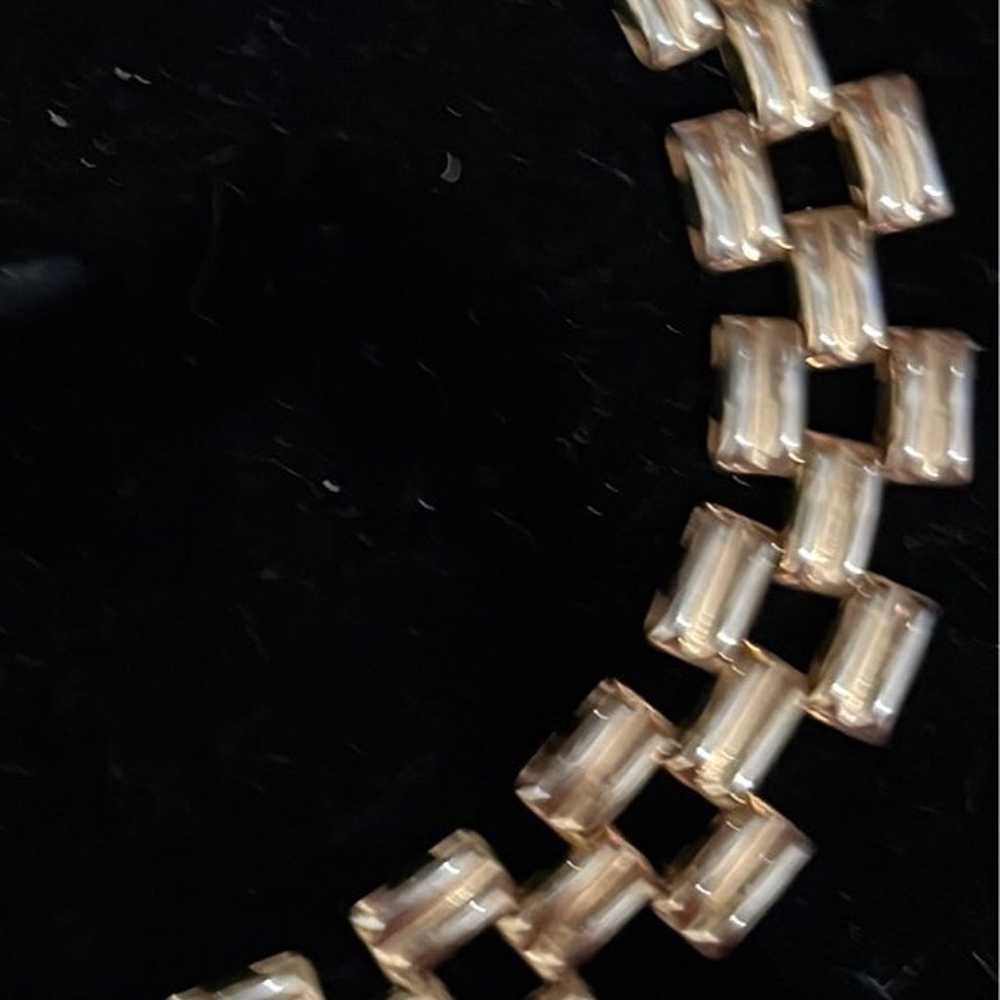 Vintage Gold Designer Choker - image 1