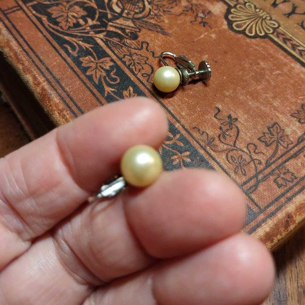 Vintage Accessocraft  NYC Screw Back Earrings - image 3