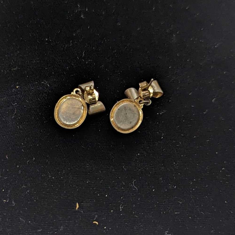 Stunning vintage gold earingss - image 2