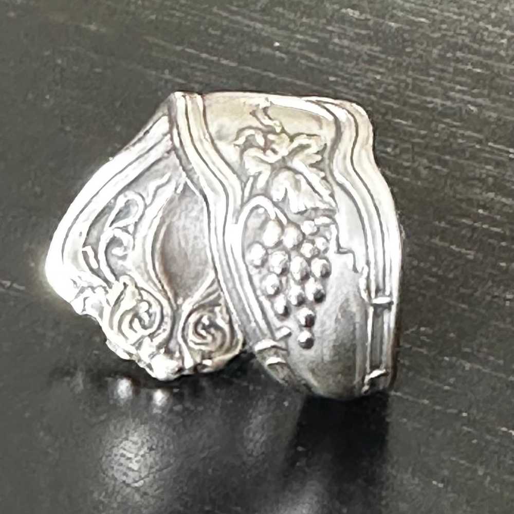 Antique Spoon Ring Size 7.5 - image 3