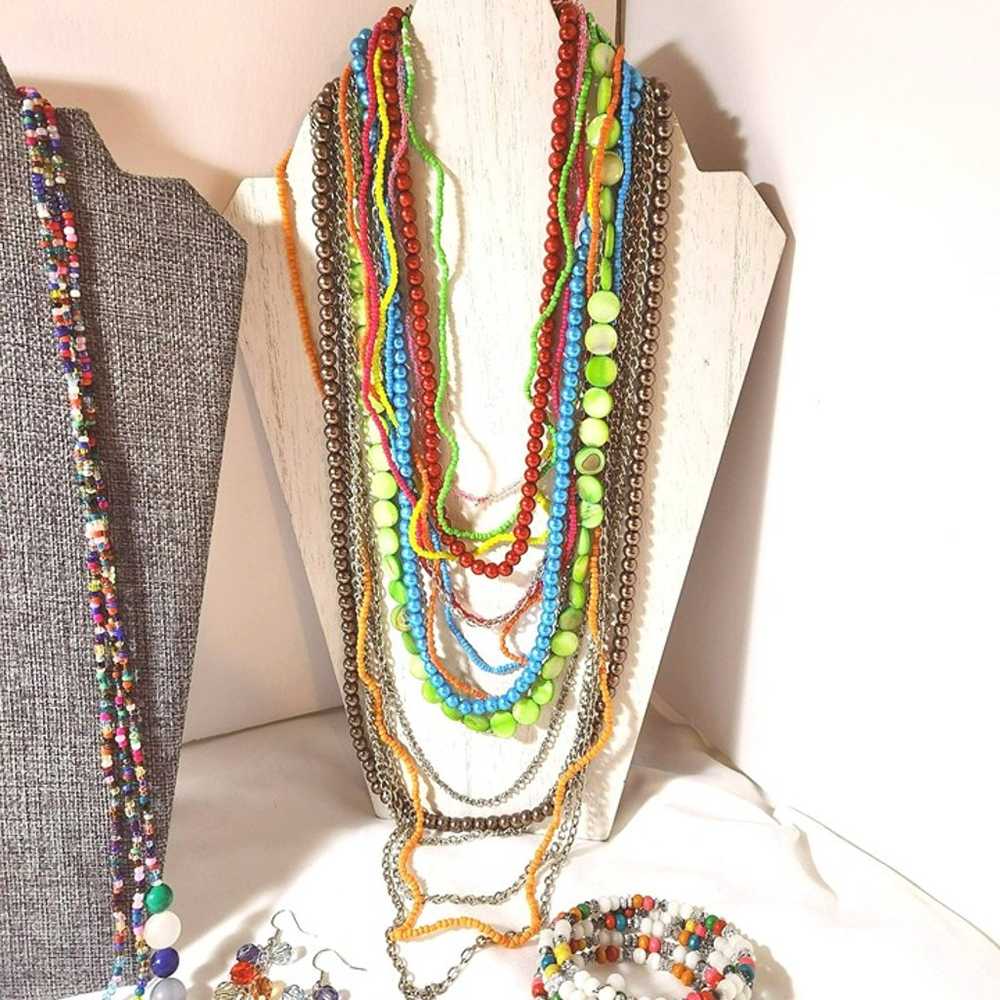 Vintage Boho Jewelry 5 Piece Lot - image 2