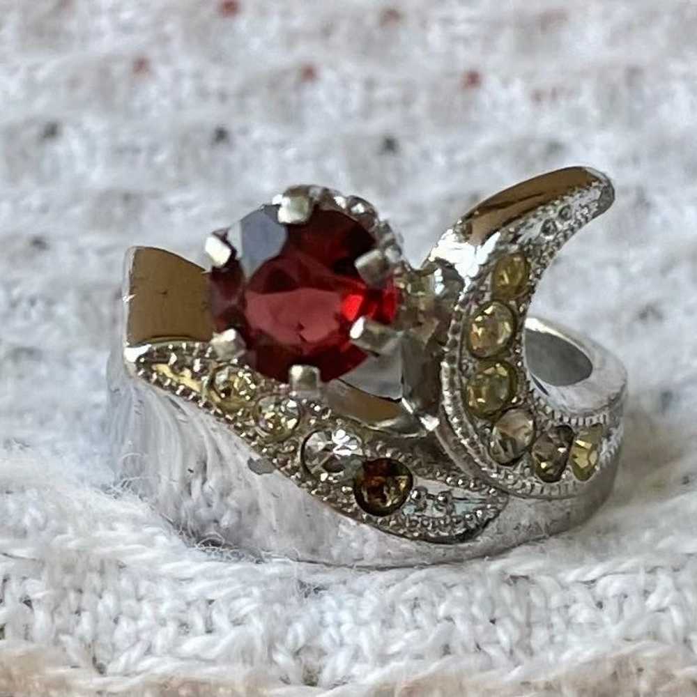 RARE VINTAGE CLARK & COOMBS STERLING SILVER RING - image 1