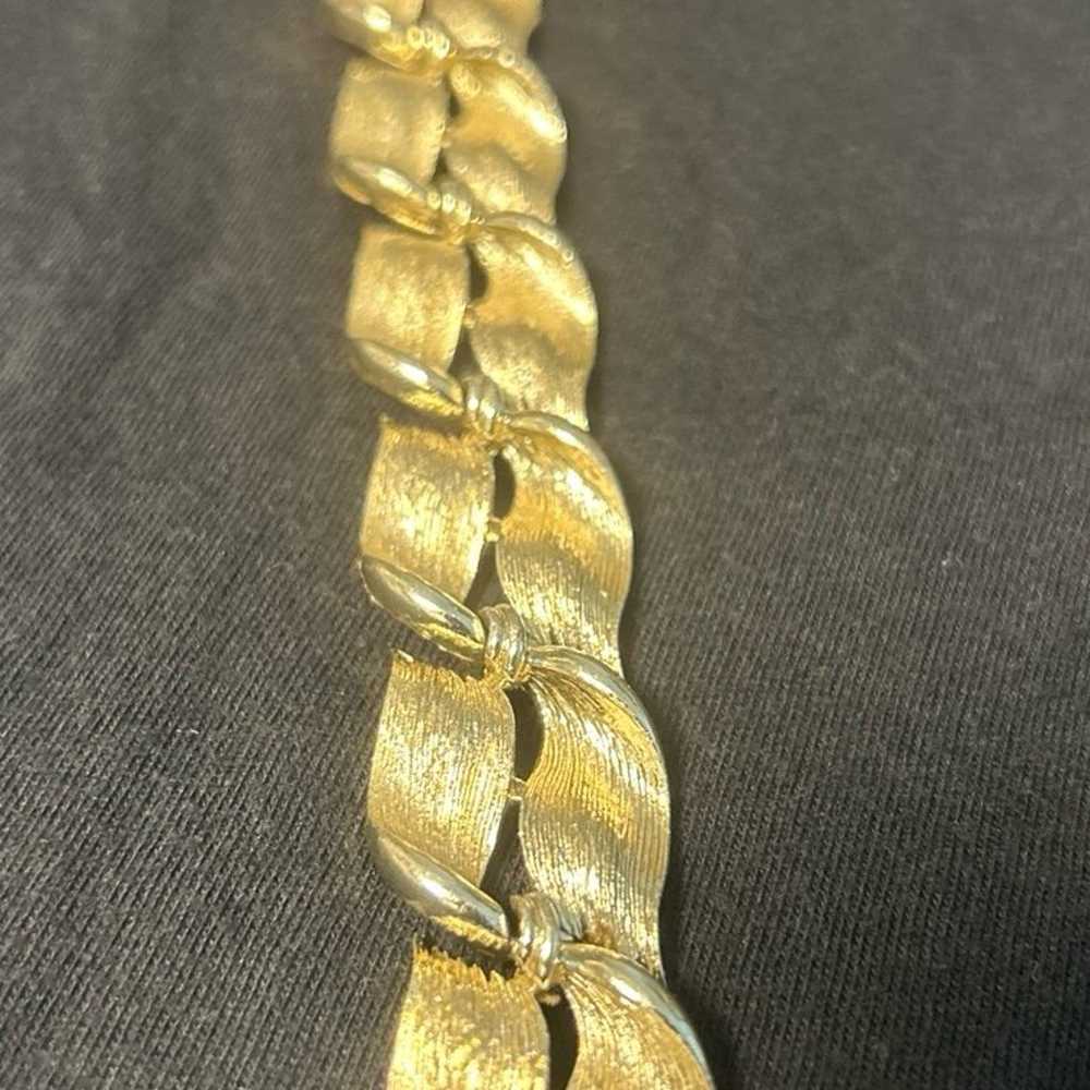 Vintage Lisner Gold Plated Bracelet - image 2