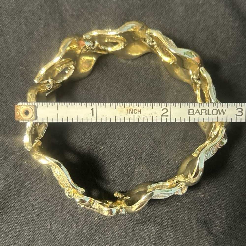 Vintage Lisner Gold Plated Bracelet - image 7