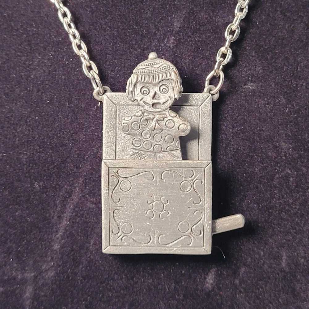 Vintage Jack in the Box necklace - image 3