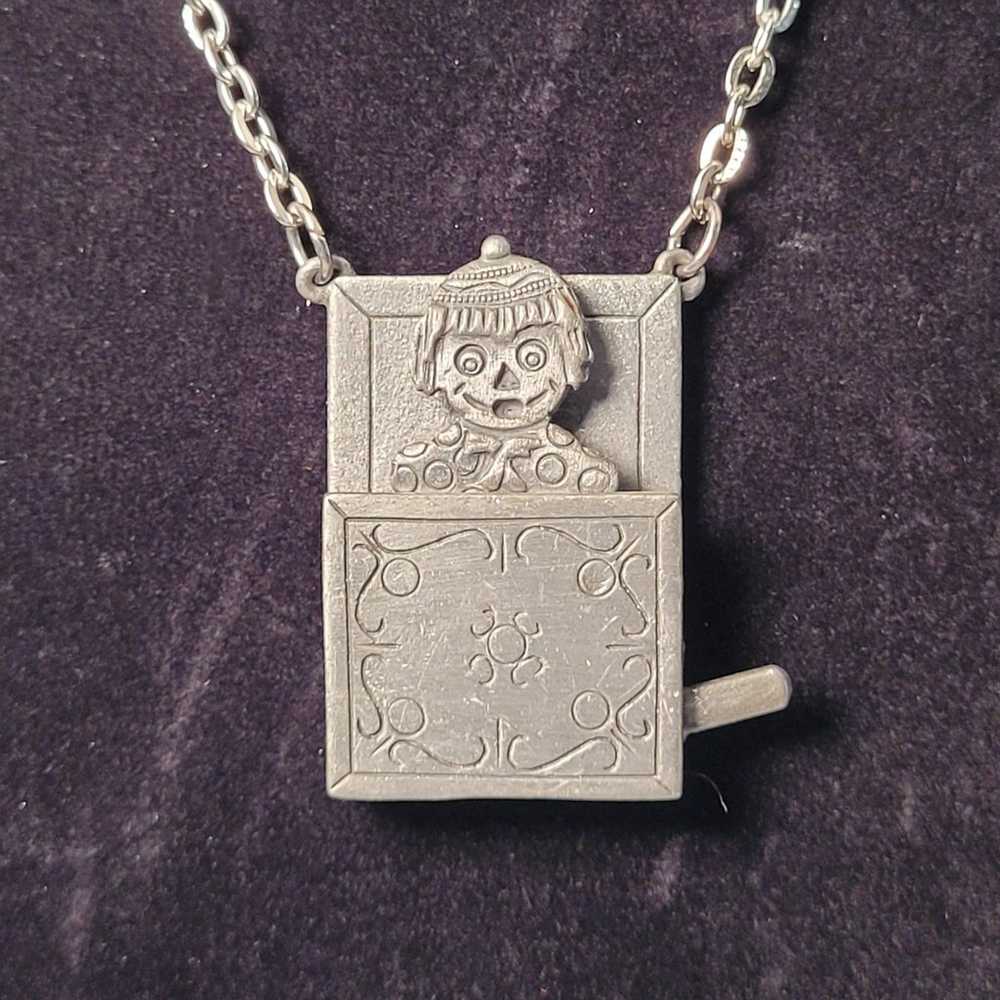 Vintage Jack in the Box necklace - image 4