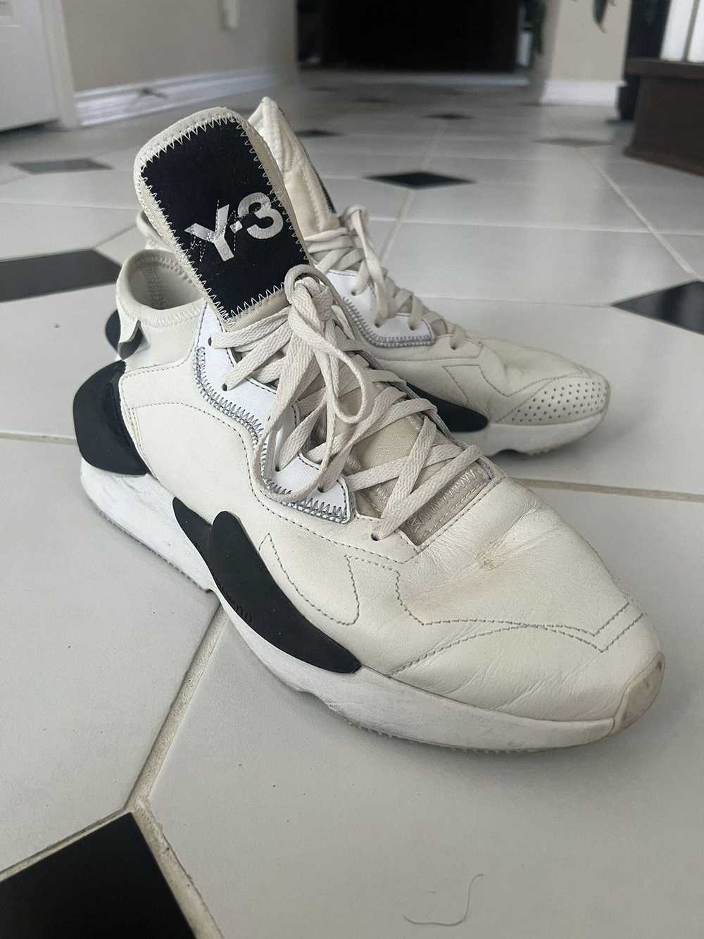 Y-3 Kaiwa Sneakers White Black - image 1