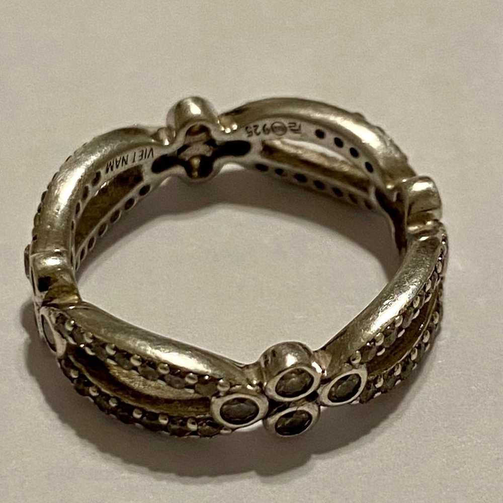 VIET NAM VIntage sterling silver 925 engagement r… - image 3