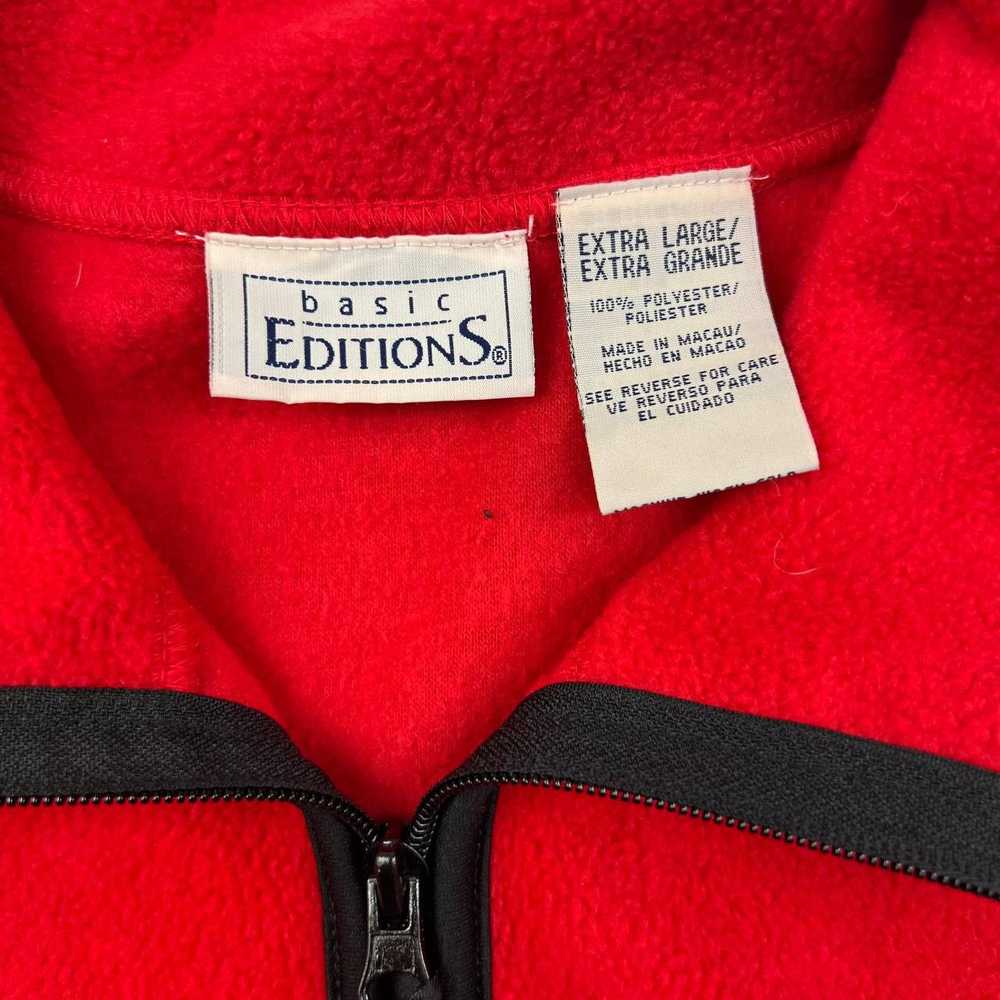 Basic Editions Vintage Basic Editions Fleece Vest… - image 5