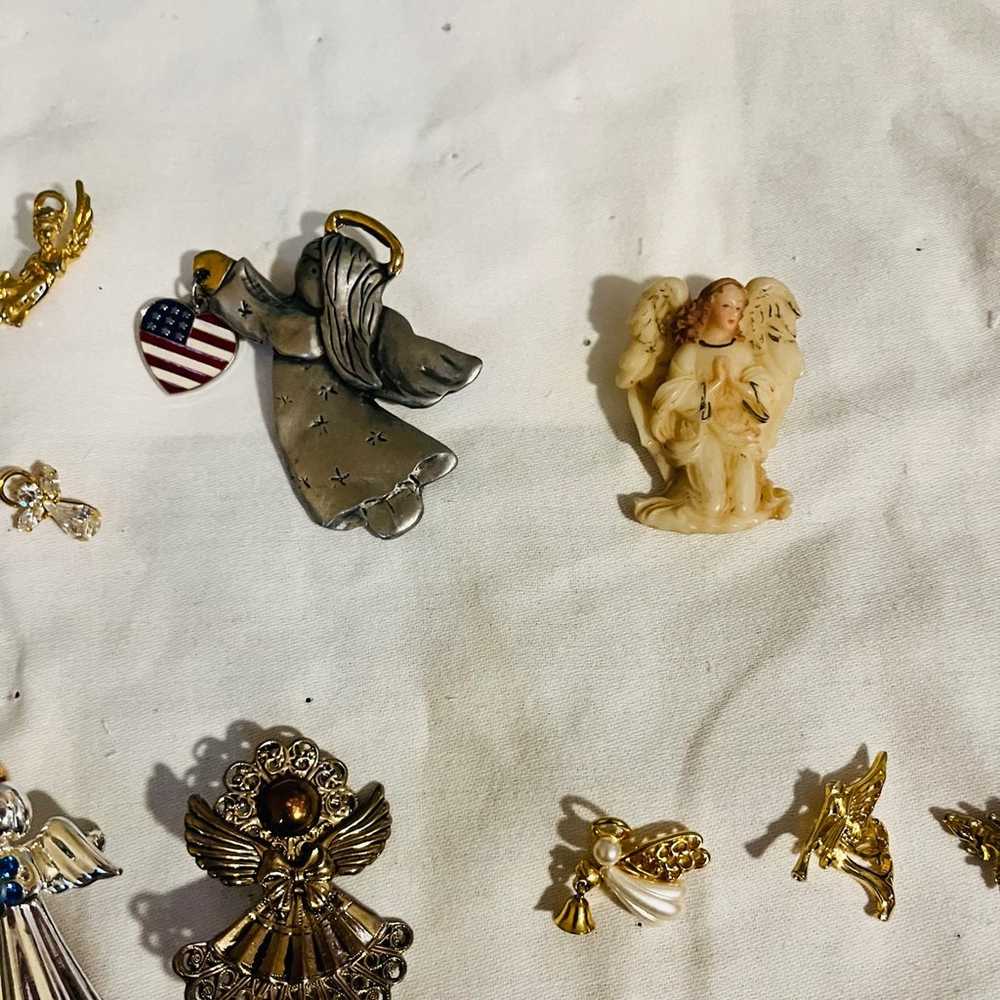 Vintage Angel Pin/Brooches Lot - image 11