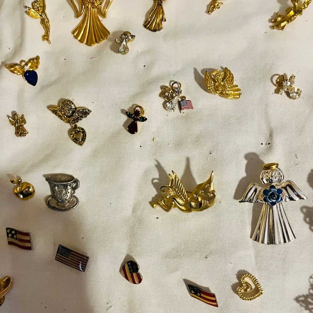 Vintage Angel Pin/Brooches Lot - image 3