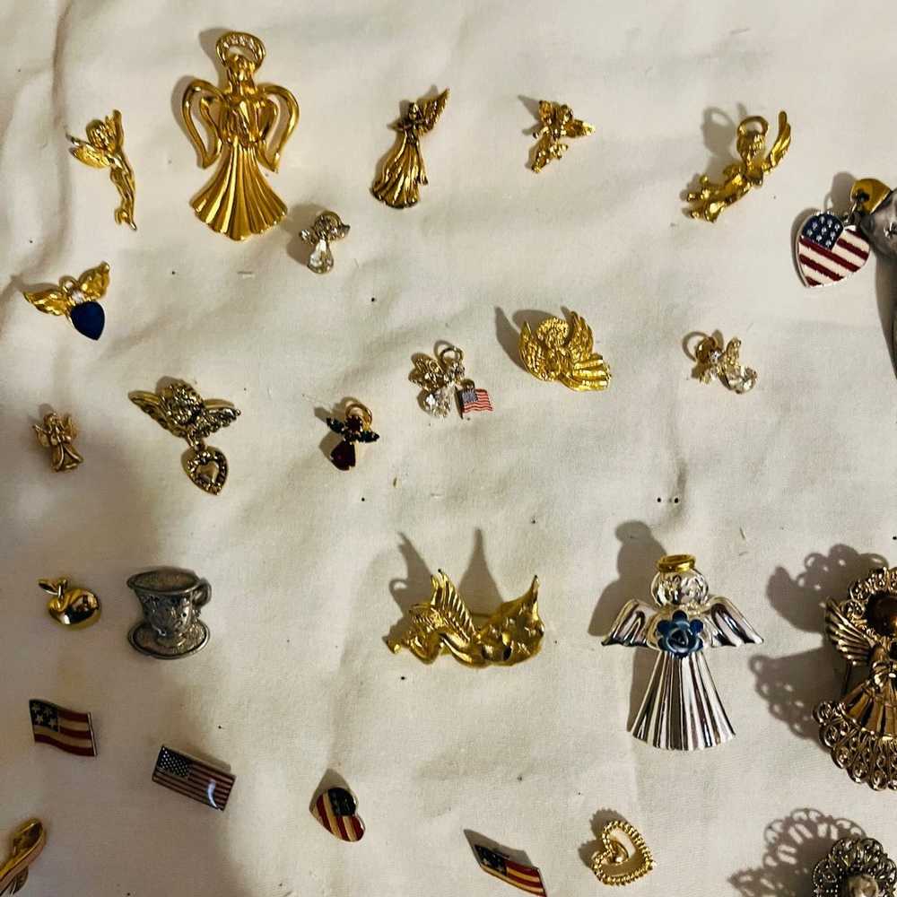 Vintage Angel Pin/Brooches Lot - image 4