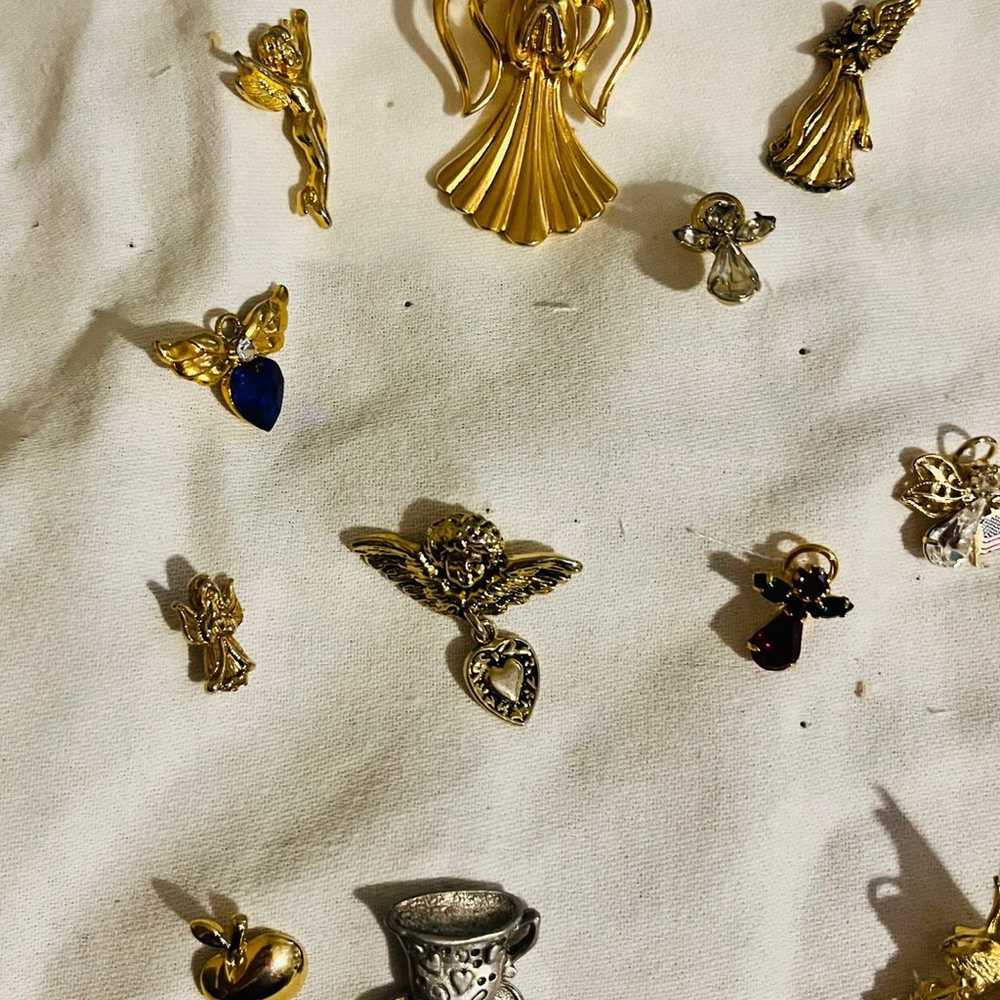 Vintage Angel Pin/Brooches Lot - image 6